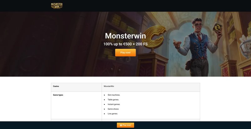 Monsterwin Casino in Deutschland – Neuer Online-Anbieter auf dem Markt